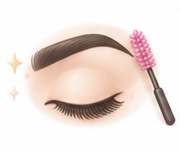 Logo de servicios de cejas y pestañas Glowli Studio